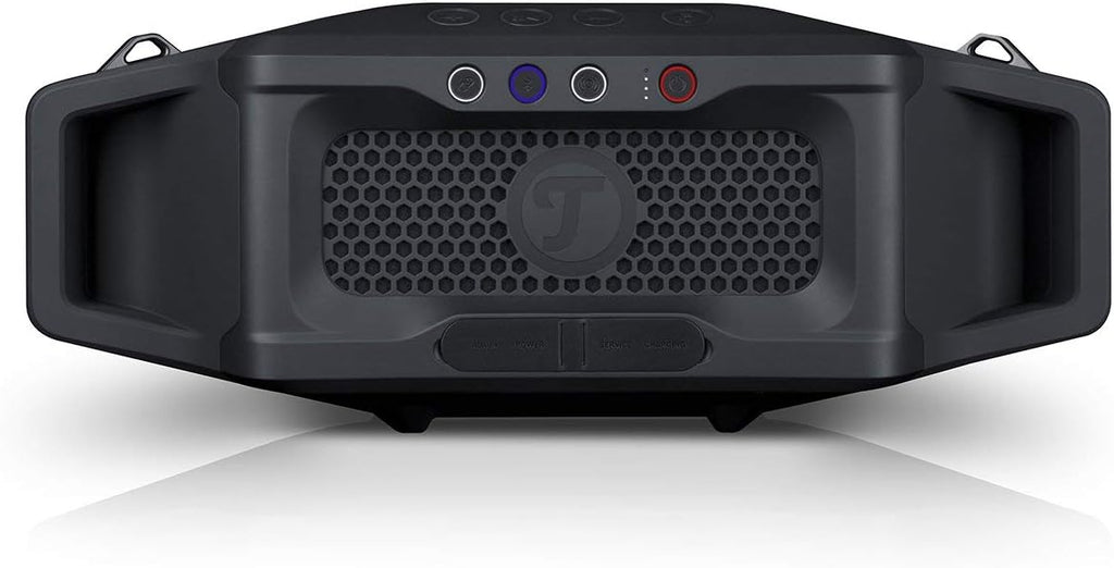 Teufel ROCKSTER Cross Altoparlante stereo Bluetooth portatile Wireless musica Batteria fino a 16 ore Protezione dagli spruzzi d'acqua IPX5 Nero