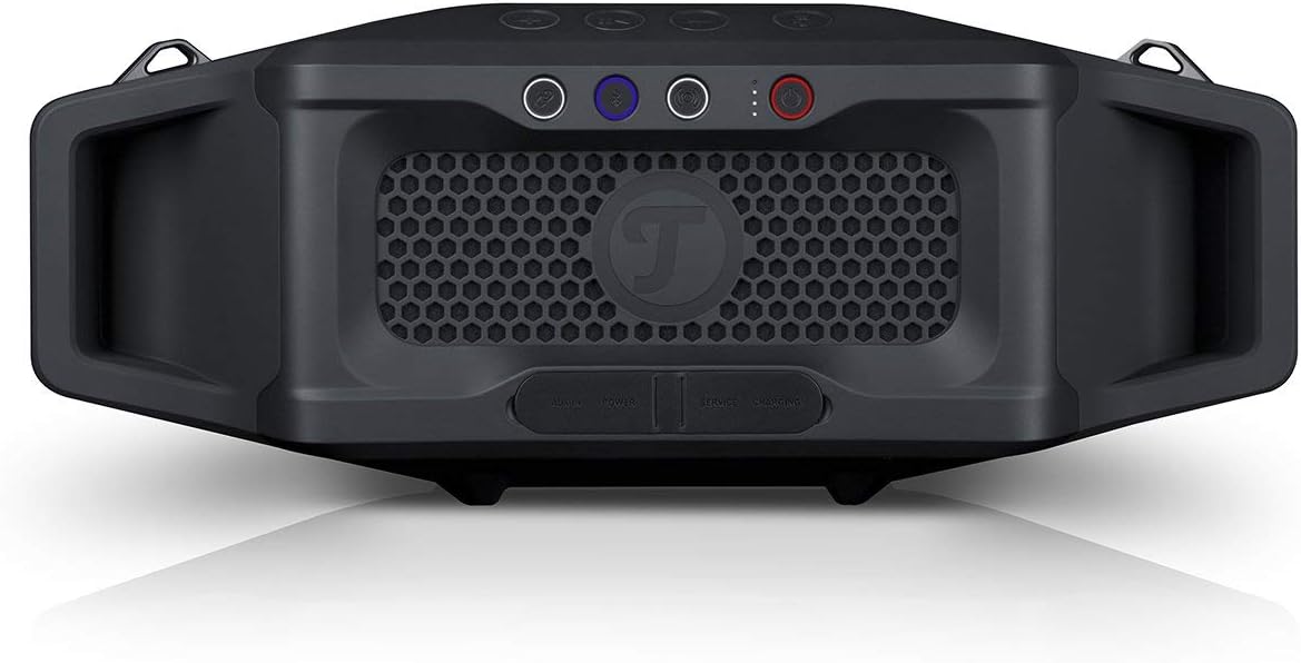 Teufel ROCKSTER Cross Altoparlante stereo Bluetooth portatile Wireless musica Batteria fino a 16 ore Protezione dagli spruzzi d'acqua IPX5 Nero