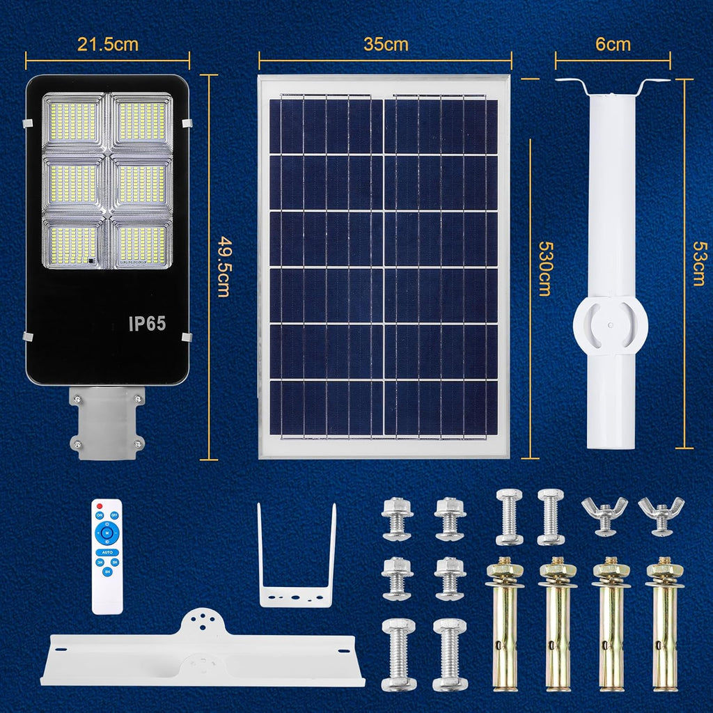BTTO Solarlampen für Außen mit Fernbedienung,6500K Solar LED Strahler mit 180° Beleuchtungsbereich,IP65 Wasserdichte Dimmbare Solarleuchten Gärten,Wegeleuchten Outdoor für Wand Straße Garage