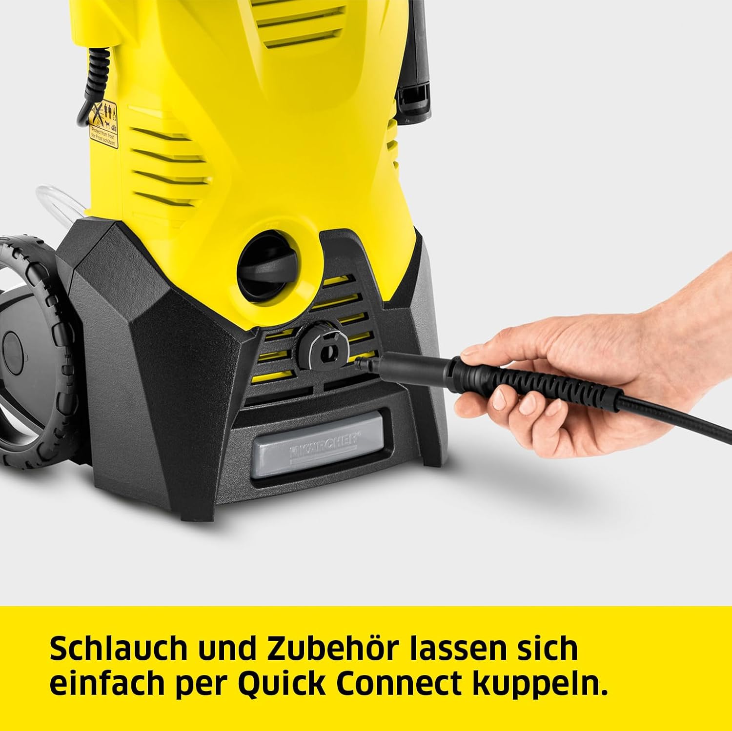 Krcher Hochdruckreiniger K 3 Power Control Home, Druck: max. 120 bar, Frdermenge: 380 l/h, Flche: 25 m/h, Wasserfilter, Gewicht: 4,4 kg, Hochdruckpistole, Dreckfrser, Strahlrohr, Home Kit