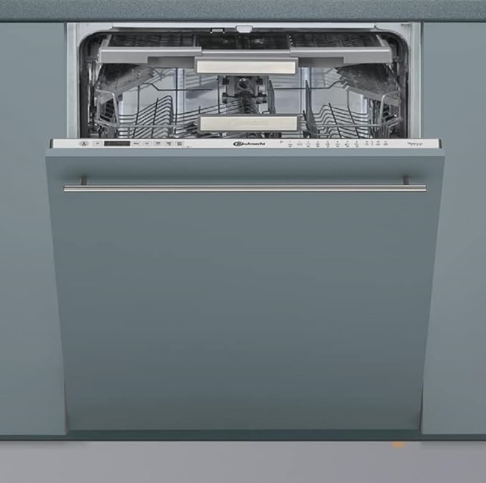 Bauknecht BCIO 3T341 PLET Lavastoviglie completamente integrata 60 cm/Acciaio inox/14 coperti/10 programmi standard e 1 programma sensore/PowerClean/ActiveDry/Cassetto portaposate/Protezione completa dall'acqua