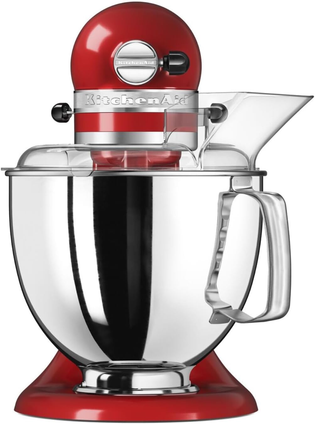 KitchenAid Robot da Cucina I Artisan I Planetaria con Testa Reclinabile I Impastatrice con 5 Accessori | 2 Ciotole in Acciaio Inox | 4.8 L | Rosso Imperiale