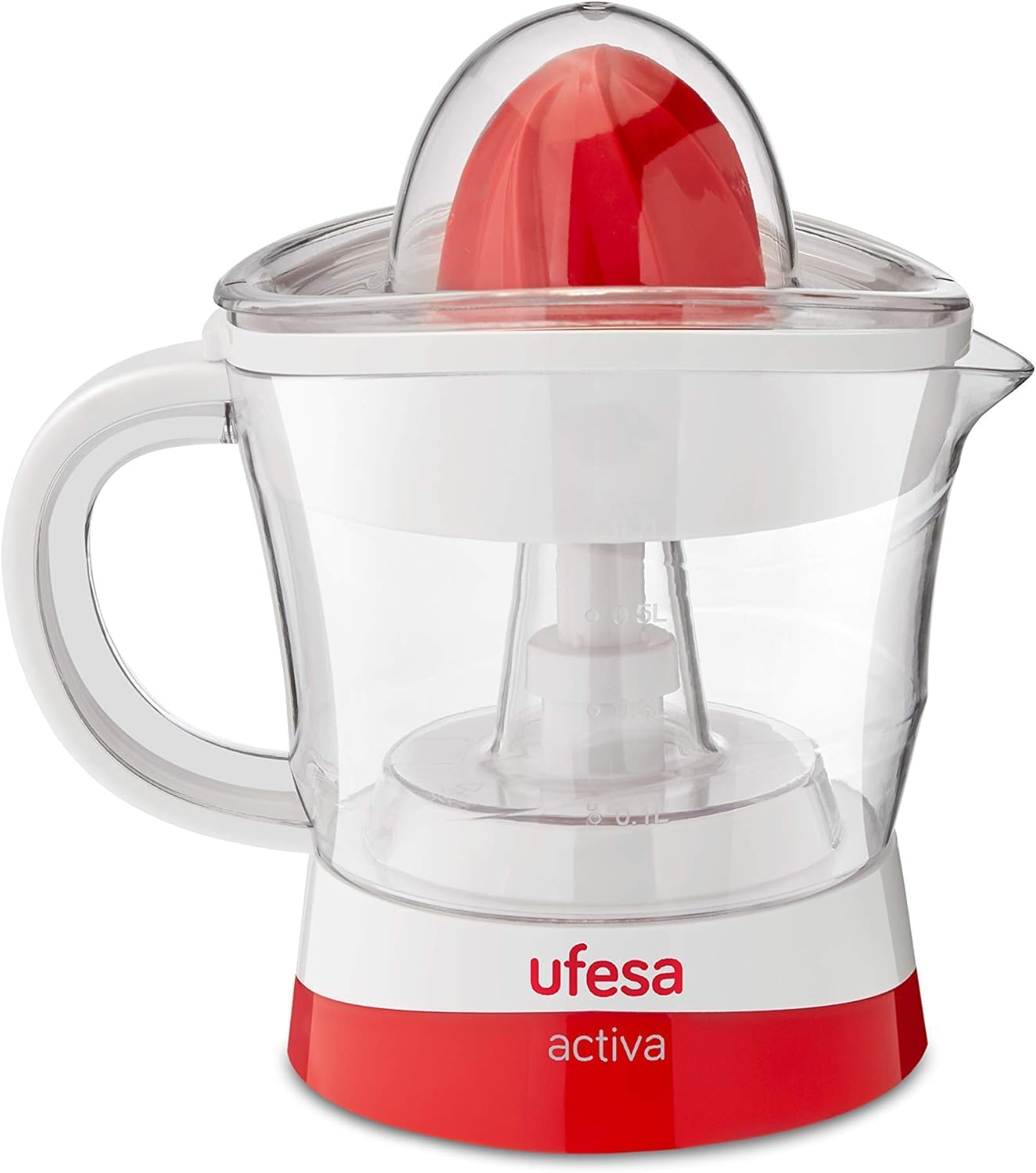 Ufesa Squeeze & Go, Spremiagrumi Elettrico ricaricabile USB-C, Portatile, Spremiarance, Spremilimoni, Spremi lime, Batteria 1500mAh, 220 ml, Senza BPA