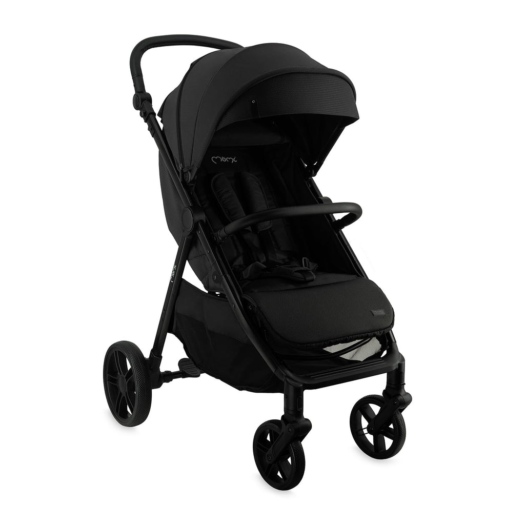 MoMi Passeggino CLARA, Passeggino dai 6 mesi in su, fino a 22 kg di peso corporeo, cintura di sicurezza a 5 punti, sacco coprigambe, portabicchieri, cestino della spesa, borsa per il cambio, zanzariera e parapioggia