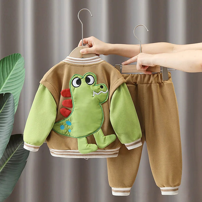 Mini Fashion - Dinosauro casual - Set da 3 pezzi