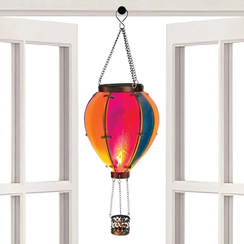 LumiBalloon - Lanterna Solare a Pallone Aerostatico con Effetto Fiamma
