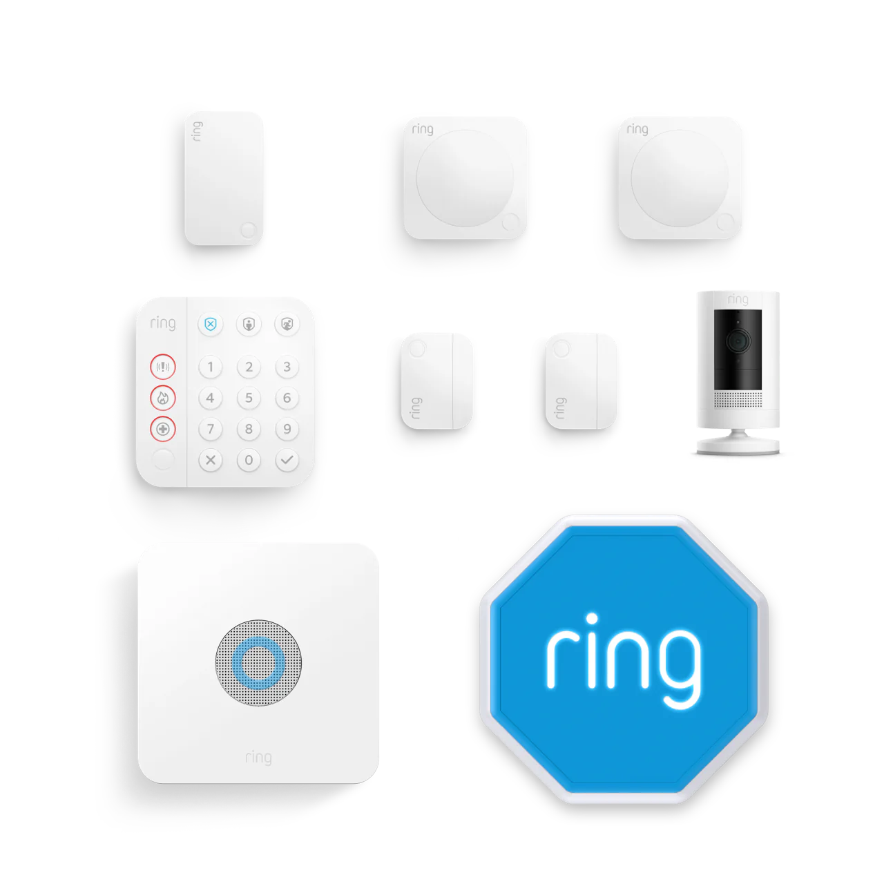Alarm + Auenkamera + Sirene im Paket - M