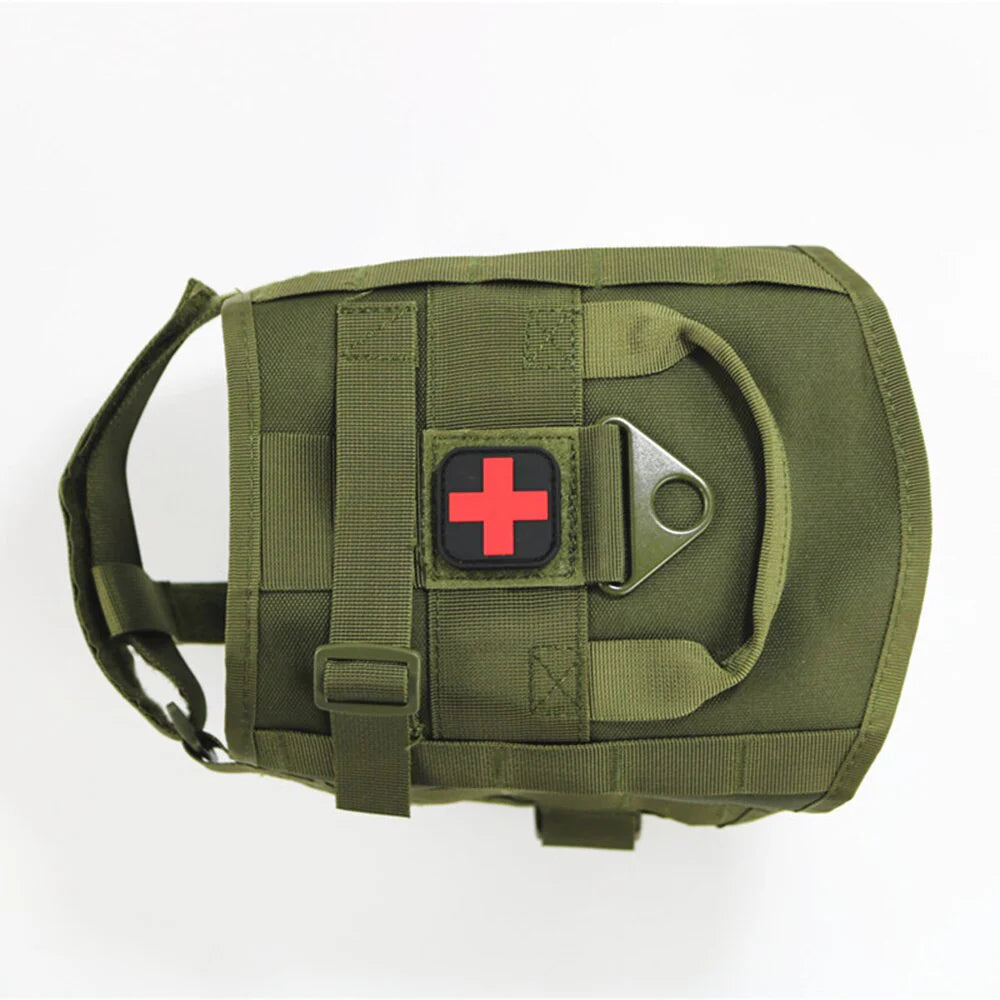 Pettorina Tattica Militare Robusta per Cani con Design Regolabile