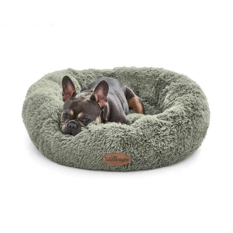 Comfort rilassante: Lettino per animali domestici a forma di ciambella per un sonno riposante