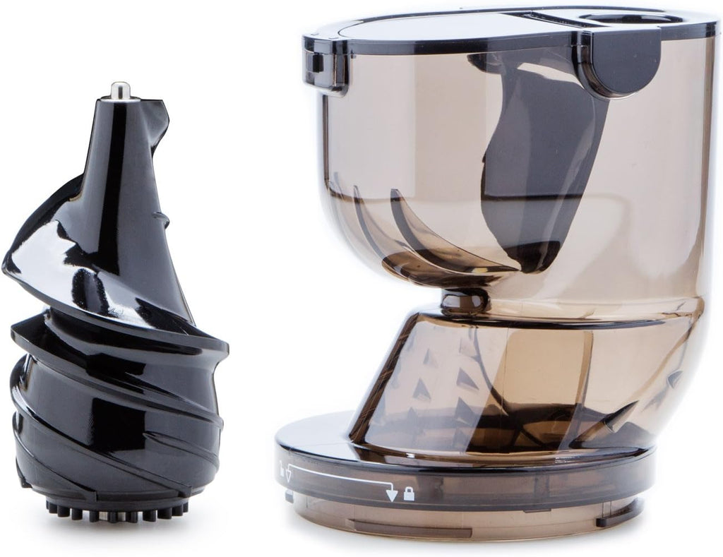 BioChef Atlas Whole Slow Juicer - Per frutta intera / Estrattore di succo / 250W / Con doppia apertura ampia e garanzia a vita sul motore - Rosso