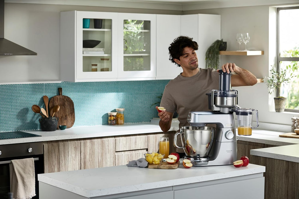 Kenwood Spremiagrumi Profi AT641 per impastatrice planetaria Cooking Chef KM 070, aspetto acciaio inox, 20 x 27 x 31 cm