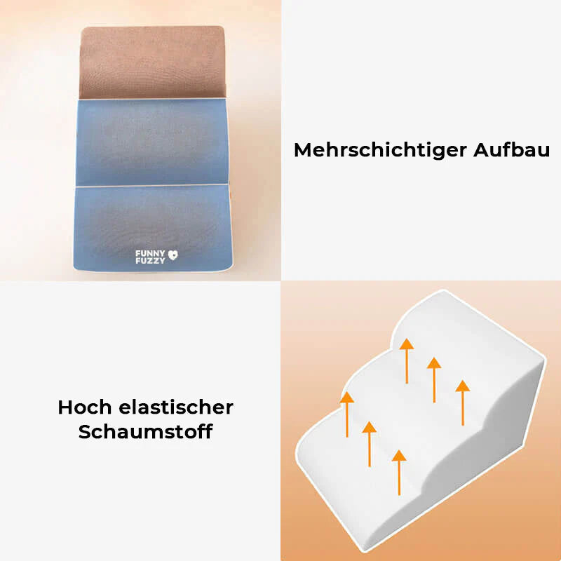 Haustierfreundliche Treppe mit flexiblem Design für müheloses Klettern