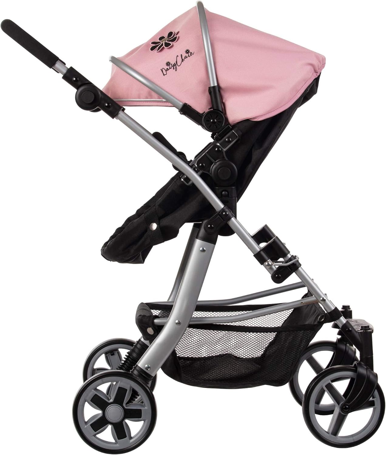 Daisy Chain Connect-5-in-1-Puppenwagen – Empfohlen für Kinder zwischen 4 und 8 Jahren. (Classic Pink)