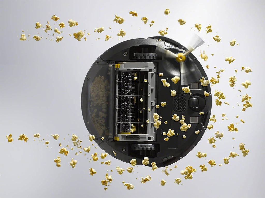 Robot aspirapolvere e lavapavimenti iRobot Roomba Combo Essential (Y0112), potente aspirazione e lavaggio, sistema di pulizia a 4 fasi, 3 livelli di aspirazione, pulizia Spot, controllabile tramite app, pulsanti o voce, Bianco