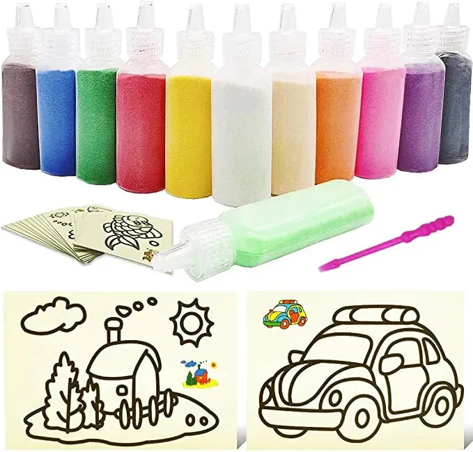 DIY Painting - Creativo con la sabbia - Set di pittura con la sabbia