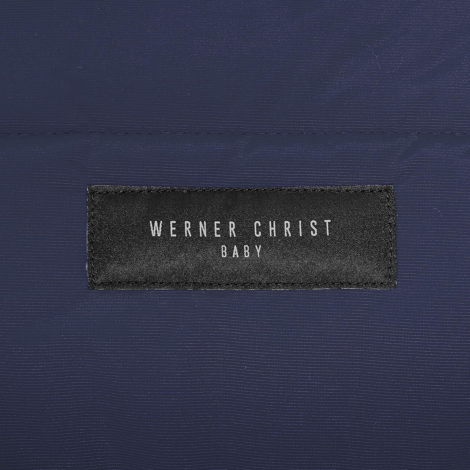 WERNER CHRIST BABY, Kinderwagen-Fußsack CORTINA – Thermo Winterfußsack (Kinder ab 6 - bis 36 Monate), mit herausnehmbarer Lammfelleinlage, medizinisches Fell, in Black (schwarz)