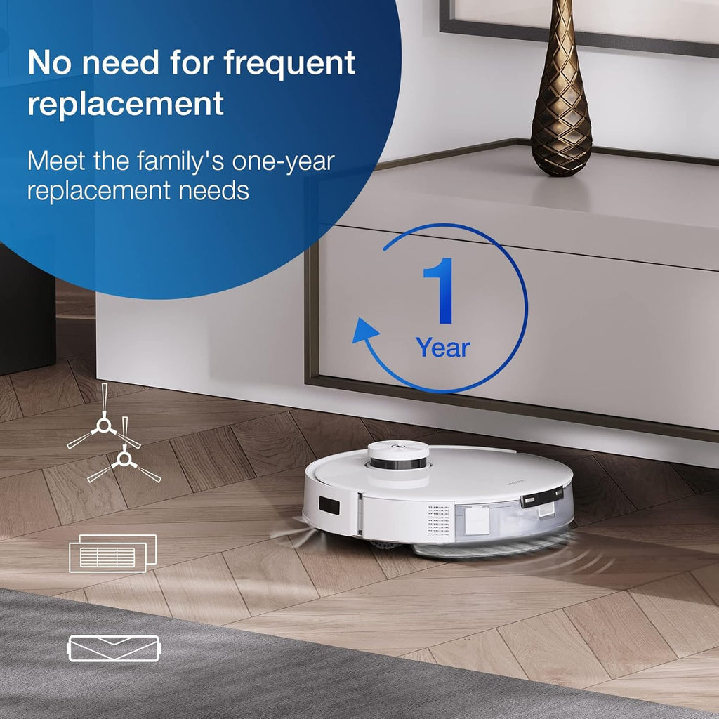 ECOVACS Goat GX-600 Robot rasaerba senza filo perimetrale per prati fino a 600m² (Press & Mow, prevenzione ostacoli AIVI 3D, pianificazione logica del percorso, pendenza del 40%, Video Manager, lame flottanti)