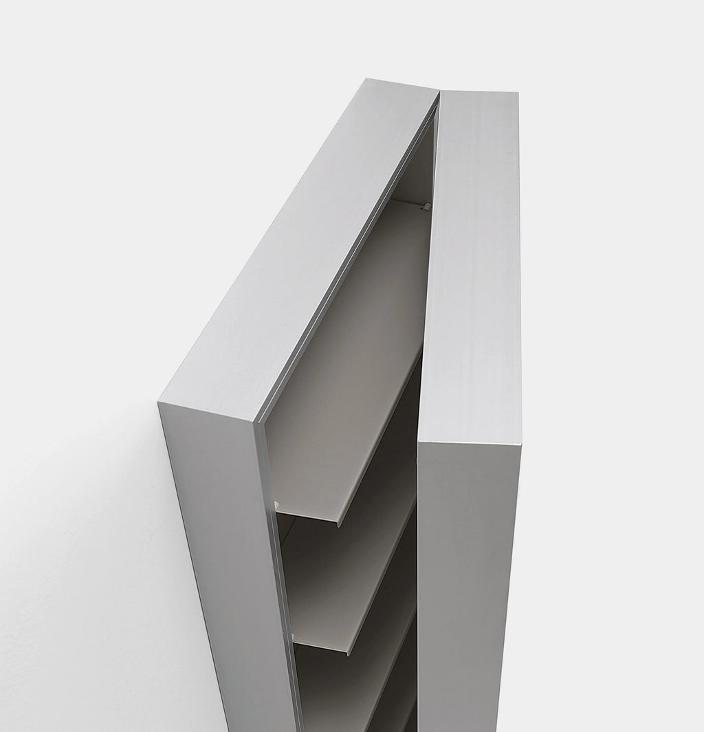 Kristalia Box, Duty Box, armadio multiuso di design italiano con specchio, armadio da corridoio P20cm