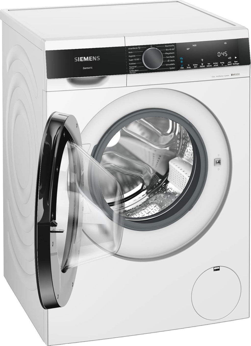 Siemens WM14N223 Lavatrice iQ300, Carica frontale con capacità di 7 kg, 1400 giri/min, speedPack L, Display LED, Programma Outdoor, Bianco, 60 cm