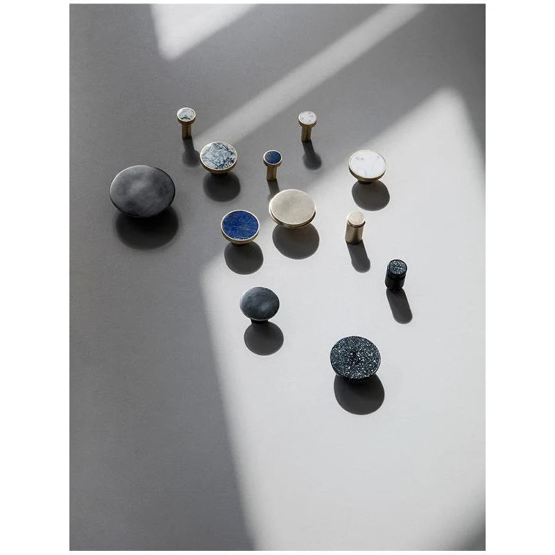 Ferm Living Haken mit Stein klein, Lapislazuli blau