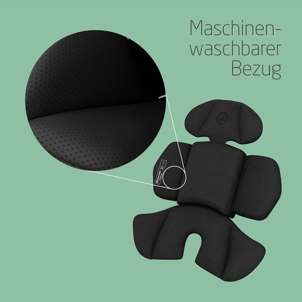 Maxi-Cosi Pearl 360 i-Size baby autositz, autositz 360 grad drehbar, 3 Monate - 4 Jahre (61-105 cm), Drehung mit nur einer Hand, ClimaFlow, Easy-In-Gurt, G-CELL, Authentic Black
