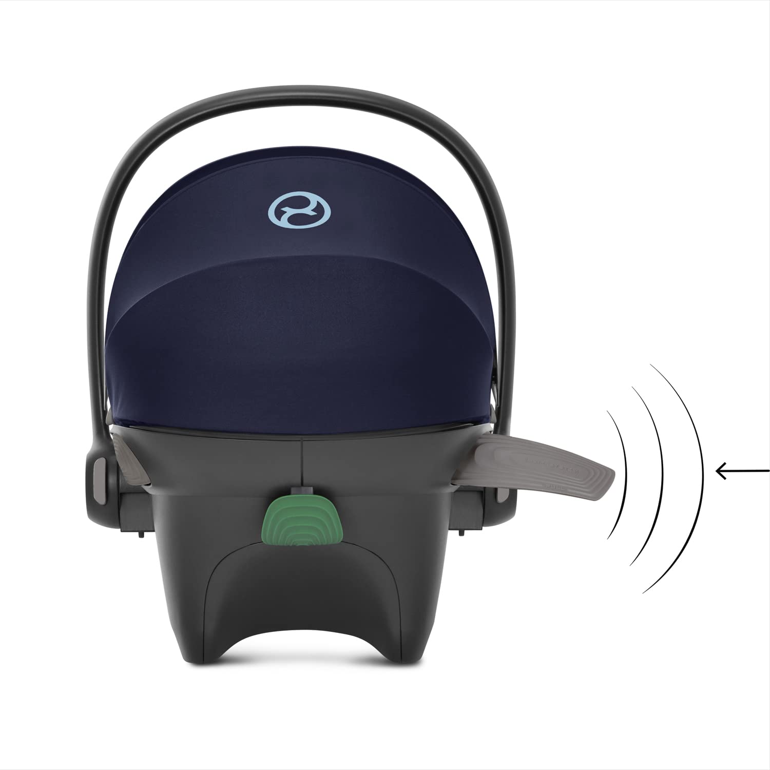 CYBEX Gold Babyschale Aton S2 i-Size, Ab Geburt bis ca. 24 Monate, Max. 13 kg, Inkl. Neugeboreneneinlage, SensorSafe kompatibel, Ocean Blue