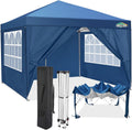 COBIZI Gazebo 3x6 Pieghevole Impermeabile Stabile con 6 Pareti Laterali a Cono Tenda per Feste 3 Altezze Regolabili Protezione UV Borsa per il Trasporto Picchetti, Corde per Giardino, Matrimoni, Mercati, Eventi all'Aperto
