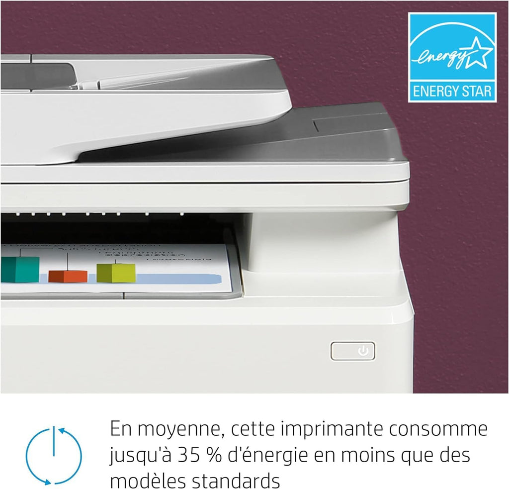 Stampante laser multifunzione a colori HP Color LaserJet Pro MFP 3302fdwg, Fax, Stampa automatica fronte/retro, Touchscreen, Wi-Fi, Ethernet, USB, HP Wolf Pro Security