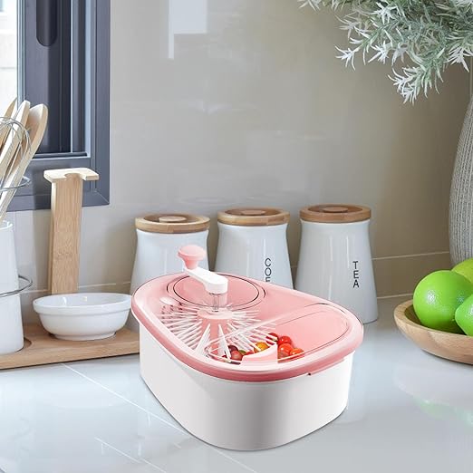 CleanBerry - Centrifuga per lavare la frutta con spazzola