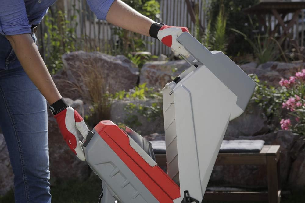 IKRA Elettro-biotrituratore a lame IMH 2500 incl. sacco di raccolta 45l 2.500W, lame reversibili a lunga durata