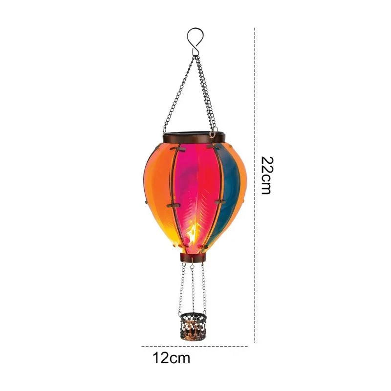 LumiBalloon - Lanterna Solare a Pallone Aerostatico con Effetto Fiamma