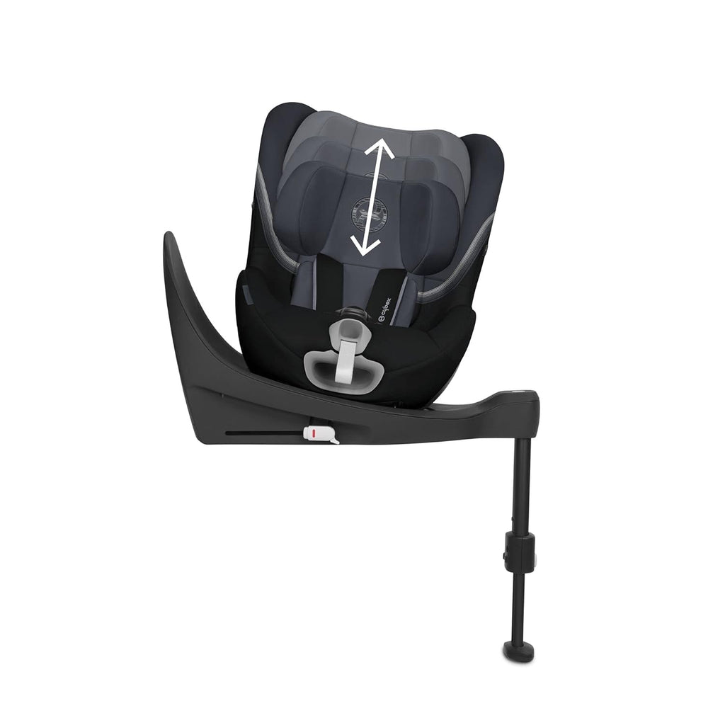 CYBEX Gold Kinder-Autositz Sirona S2 i-Size, Ab ca. 3 Monaten bis 4 Jahren, Max. 18 kg, SensorSafe kompatibel, Granite Black