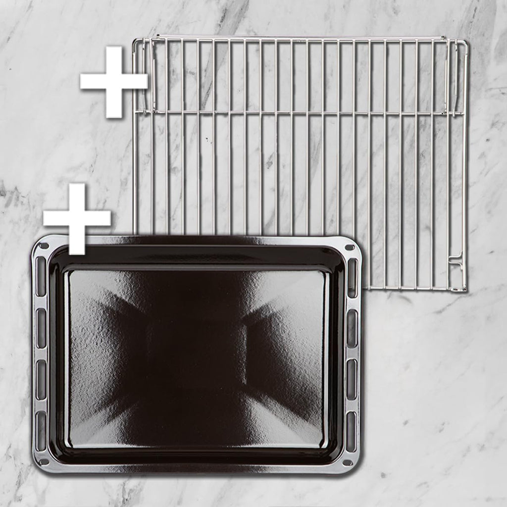 KKT KOLBE Autarkes Herdset | 60cm Einbaubackofen BO8805SS | 59cm Induktionskochfeld IH85900RL | Grill | Heißluft | Automatik-Timer | 2-fach Wärmeschutzverglasung | Kindersicherung | SET8805IH859RL