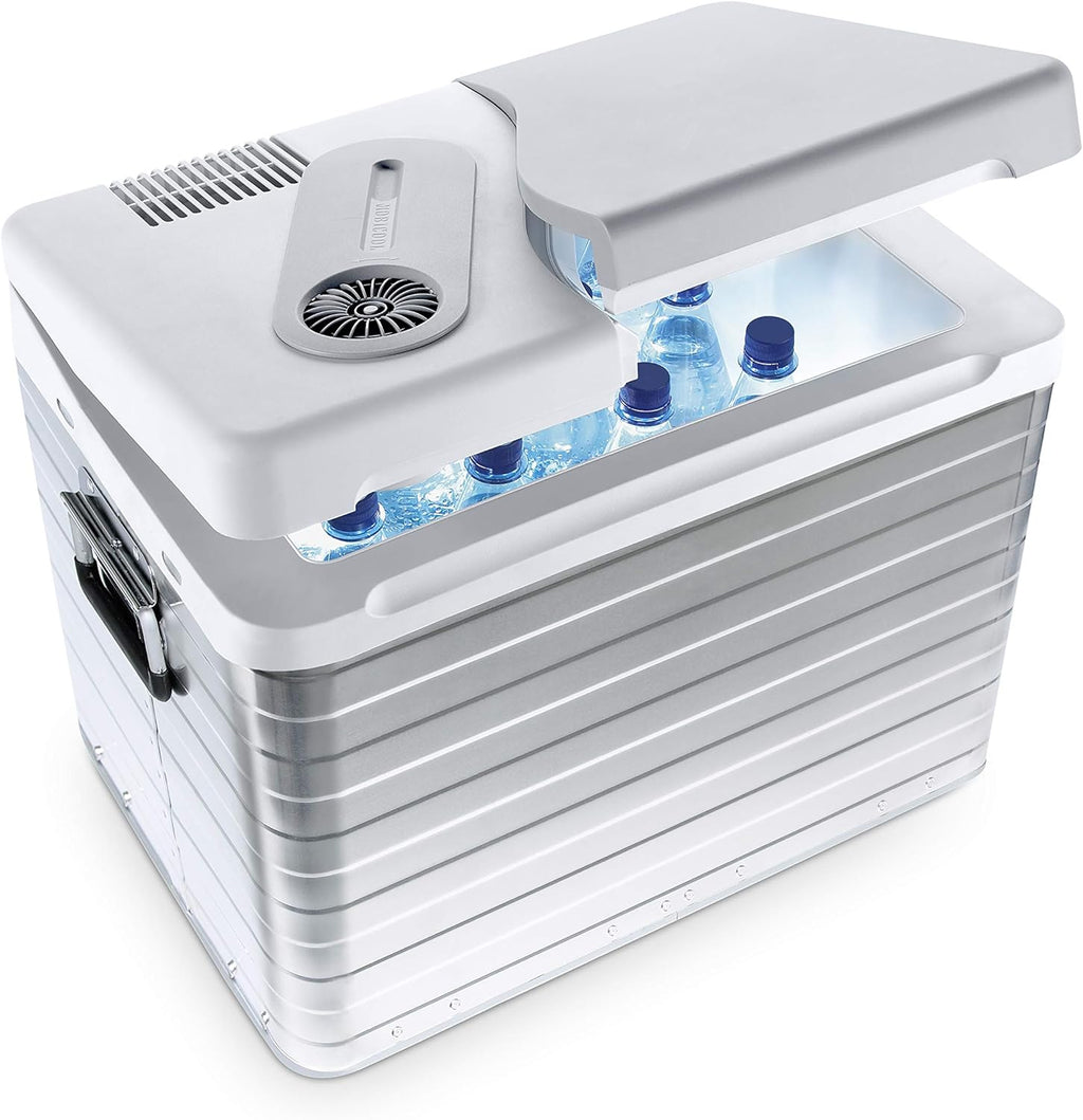 Mobicool Q40 AC/DC Frigorifero Portatile Elettrico in Alluminio, 39l, 12/230V, per Auto, Camion, Barca, Camper, Furgone