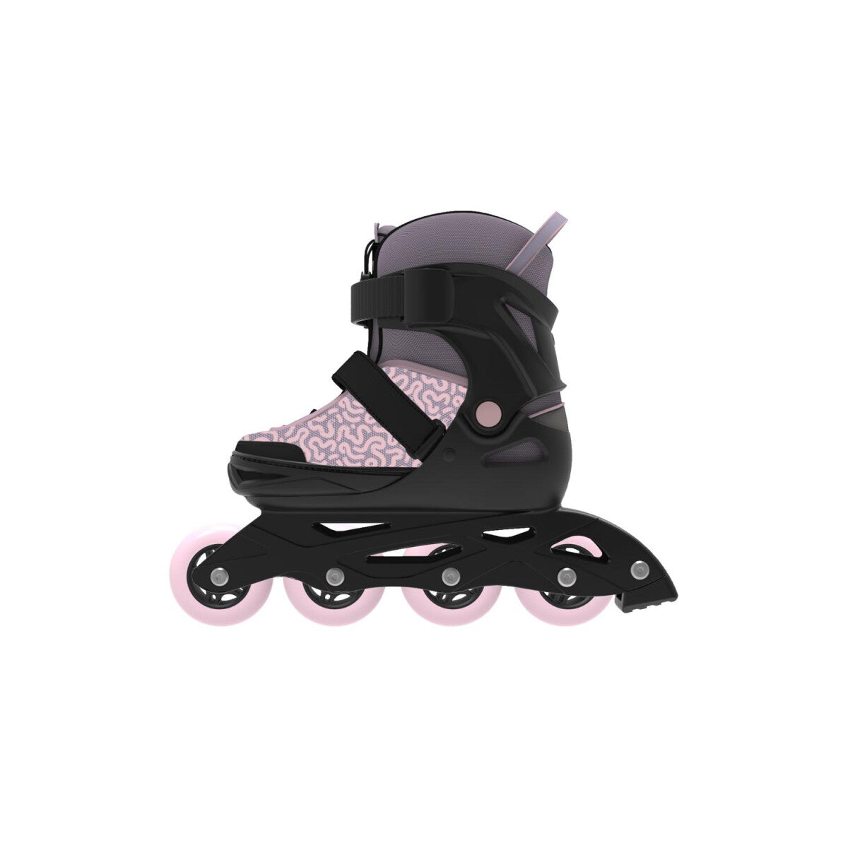 Pattini in linea softboot per bambini CRIVIT, con aiuto per la calzata e maniglia di trasporto (Rosa, 29-33) - B-Ware ottime condizioni