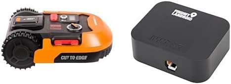 WORX Landroid Vision M600 Robot rasaerba WR206E.1 per giardini fino a 600m - Robot tagliaerba intelligente senza filo perimetrale - WLAN & Bluetooth - prevenzione attiva degli ostacoli con tecnologia AI - controllo tramite APP