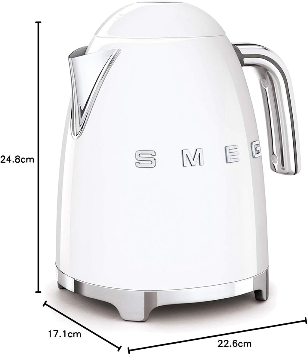 Smeg, 2x2 TSF01CREU - Tostapane, 2 scomparti per 2 fette, 6 livelli di doratura, funzione riscaldamento, funzione scongelamento e bagel, vassoio raccoglibriciole, 950W, Crema