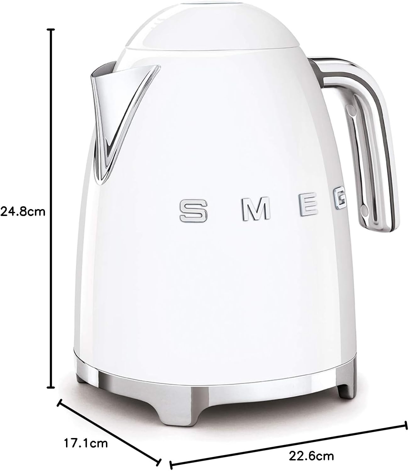 Smeg, 2x2 TSF01CREU - Tostapane, 2 scomparti per 2 fette, 6 livelli di doratura, funzione riscaldamento, funzione scongelamento e bagel, vassoio raccoglibriciole, 950W, Crema