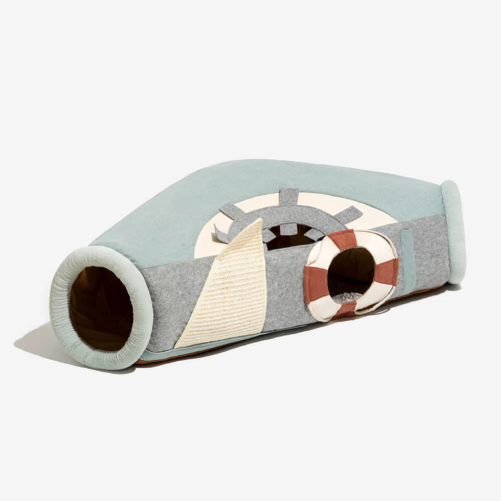 KatzenSpa-Tunnelbett – Platzsparendes Spiel- und Schlafparadies für Katzen