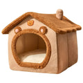PurrPavilion Katzenbett - Faltbares und Waschbares Kuschelbett für Katzen