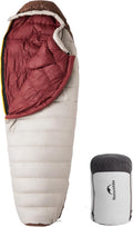 Naturehike Snowbird Entendaunen Mumienschlafsack,Outdoor Professional Camping Schlafsack,Unisex – Erwachsene Schlafsack