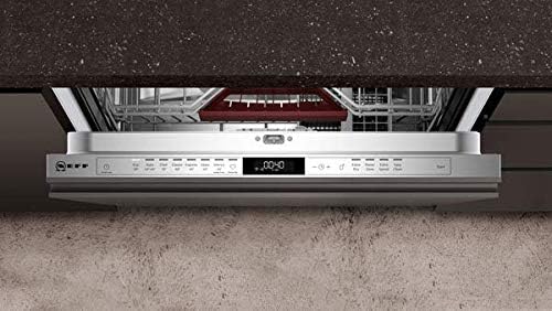 NEFF S157YCX03E, N 70, Lavastoviglie smart a scomparsa totale, 60 cm, cassetto per posate, Made in Germany, Asciugatura Zeolith, lavastoviglie particolarmente silenziosa, cestello superiore regolabile in altezza, forte pressione di spruzzo
