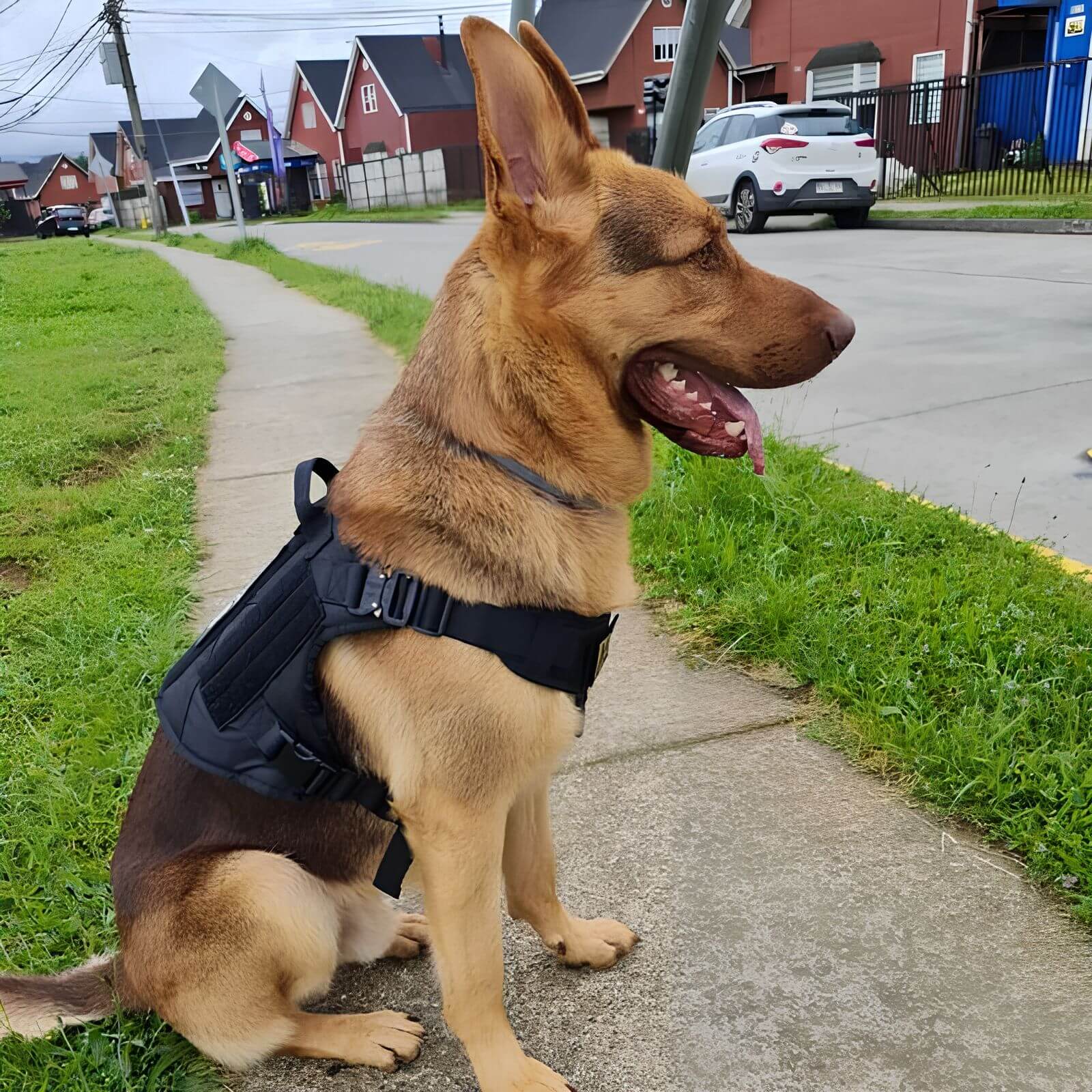Taktisches Outdoor-Hundegeschirr – Robuste Weste mit Molle-System für aktive Hunde