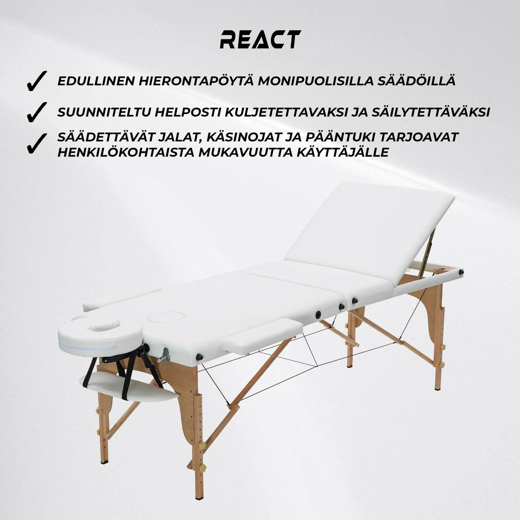 React Massageliege P300 Wei