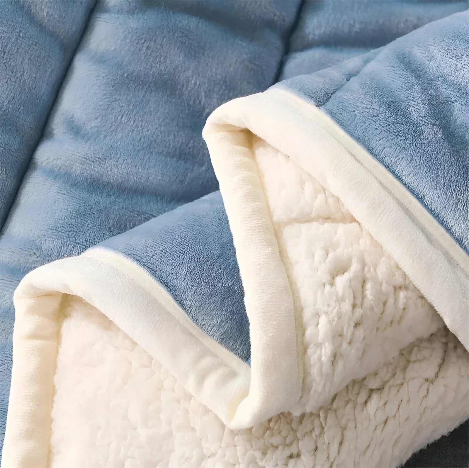 Luxurise Sherpa-Fleecedecke – Weich, Kuschelig und Perfekt für Kalte Tage