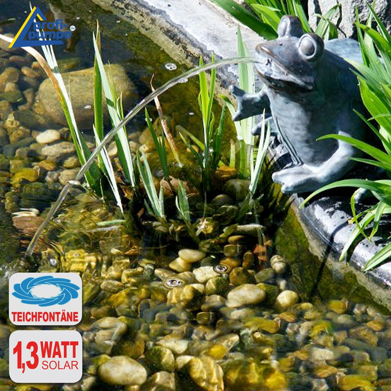 Fontana Solare da Giardino, Fontana a Cascata Classica per Giardino, Luci da Giardino, Pompa per Laghetto per Terrazza, Balcone, Modello Migliorato con Funzione di Avvio Istantaneo della Pompa