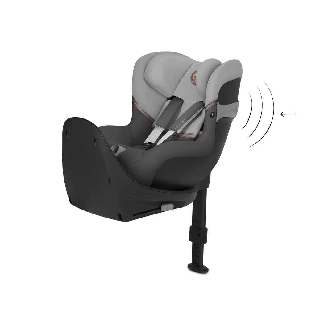 CYBEX Gold Kinder-Autositz Sirona S2 i-Size, Ab ca. 3 Monaten bis 4 Jahren, Max. 18 kg, SensorSafe kompatibel, Granite Black