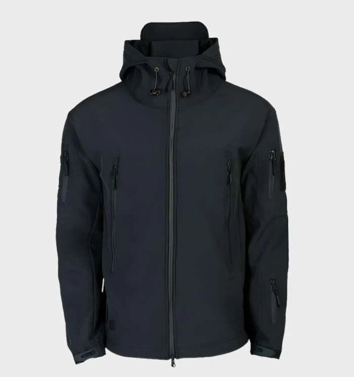 Jaap - Giacca tattica calda impermeabile con cappuccio da uomo