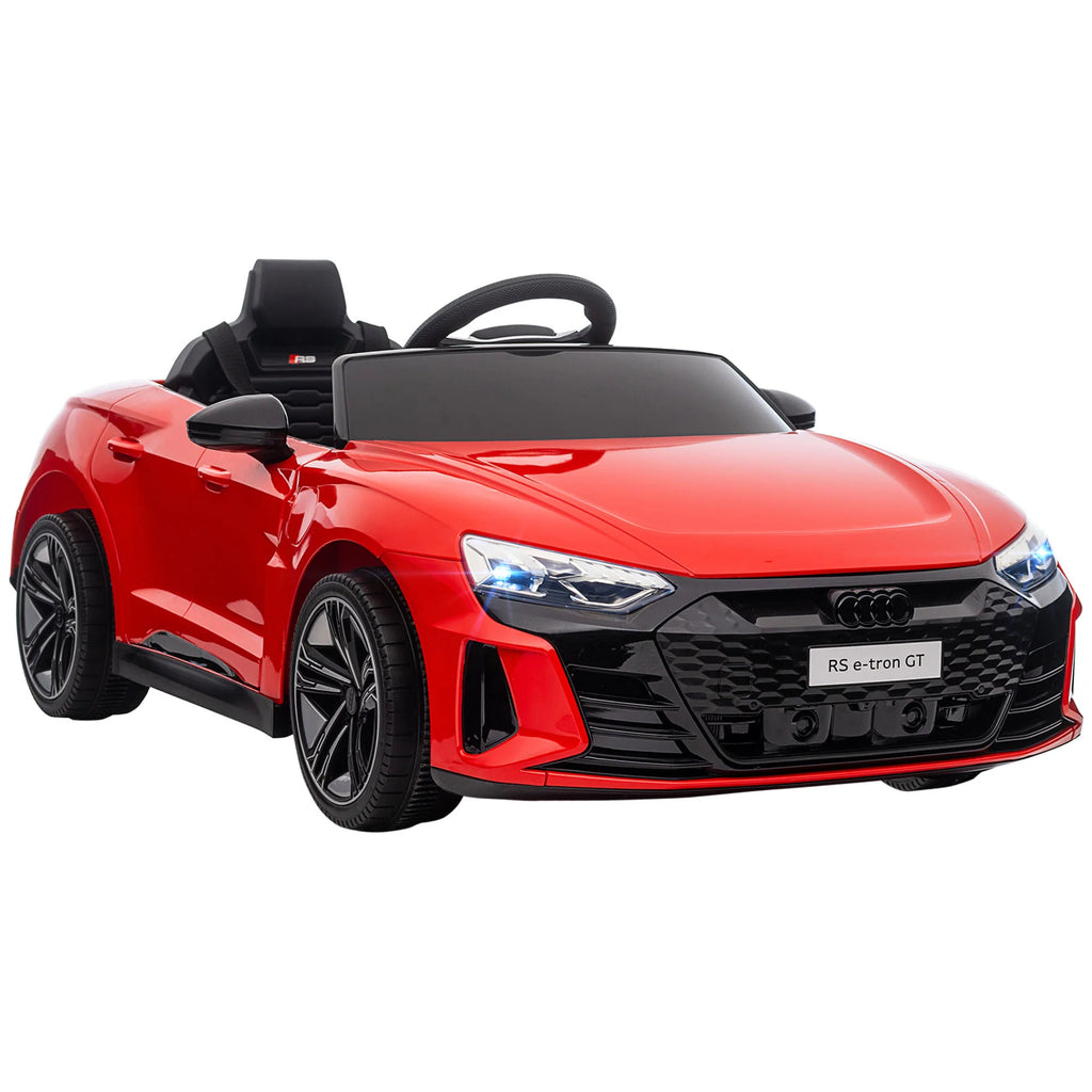 HOMCOM Auto Elettrica per Bambini con Telecomando e Funzione Musicale Rosso