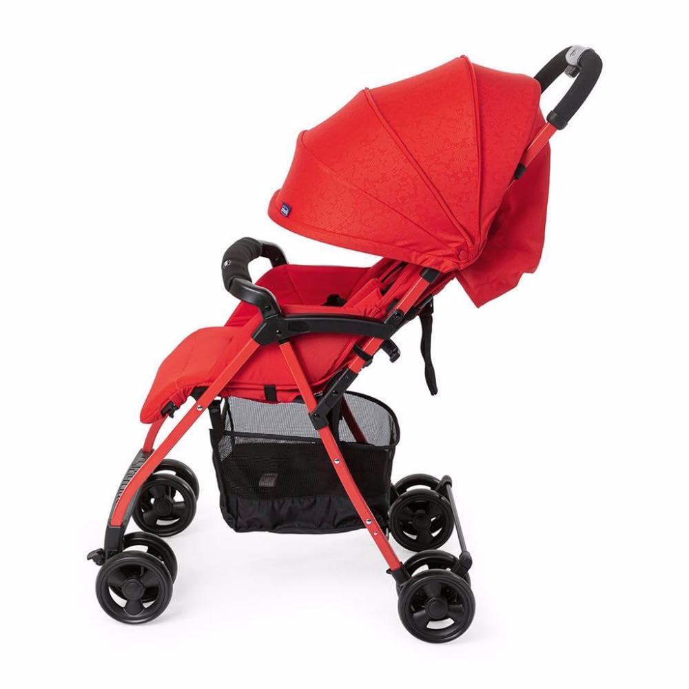 Chicco OHlalà 3 Ultra-Leichtgewicht Kinderwagen von Geburt bis 15 kg, Liege- und Faltbuggy mit großem Einkaufskorb, Kompakt, Regenschutz und Ausziehbares Verdeck